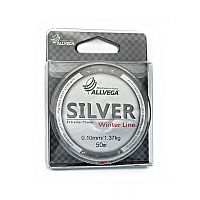 Леска Allvega "Silver", d=0.10мм, 50м (1,37 кг)