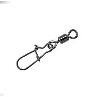 Застежка с вертлюжком Gurza-Rolling swivel/Hooked Snap BN № 6 (10шт/уп)