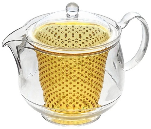 Чайник термостойкий заварочный Akebono "Yellow" (480ml) Чайник термостойкий заварочный Akebono "Yellow" (480ml)
