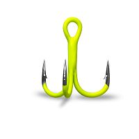 Крючок тройной Gurza-Round treble hook ST-36 UV CHARTREUSE № 4 BC